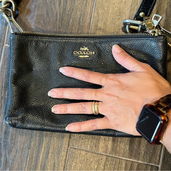 Coach purse mini 90s vibe clutch purse short strap - Picture 3 of 6